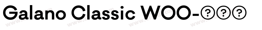 Galano Classic W00字体转换